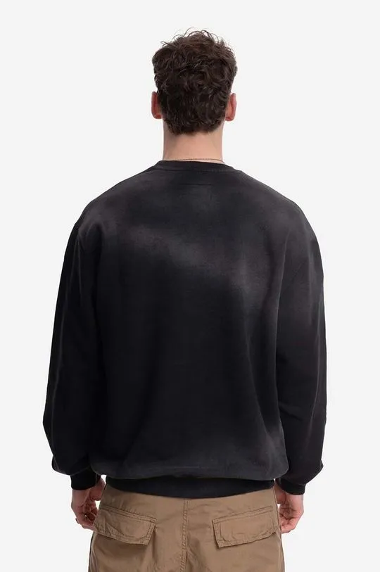 A-COLD-WALL* cotton sweatshirt Gradient Crewneck men's black color