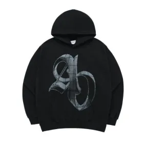 acme de la vie  |Long Sleeves Cotton Logo Hoodies