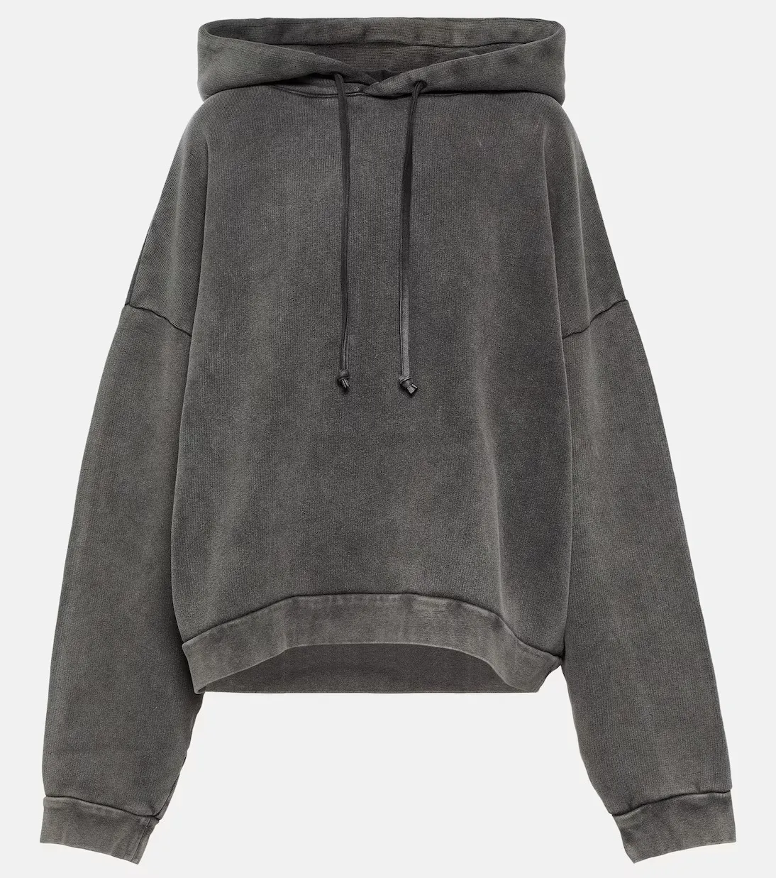 Acne Studios  |Long Sleeves Cotton Oversized Logo Hoodies & Sweatshirts