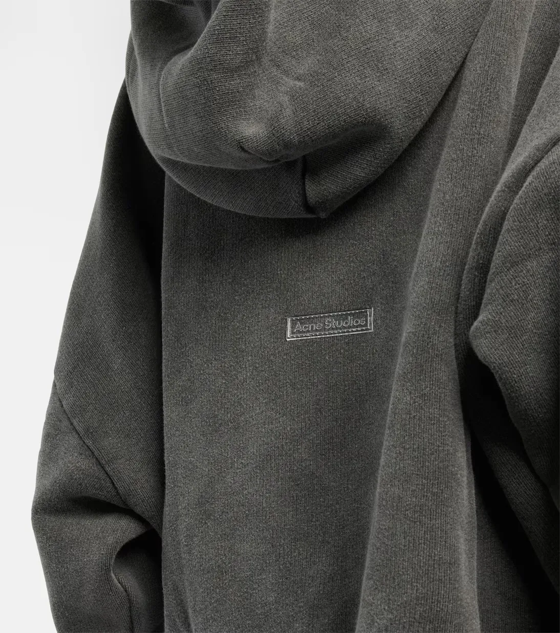 Acne Studios  |Long Sleeves Cotton Oversized Logo Hoodies & Sweatshirts