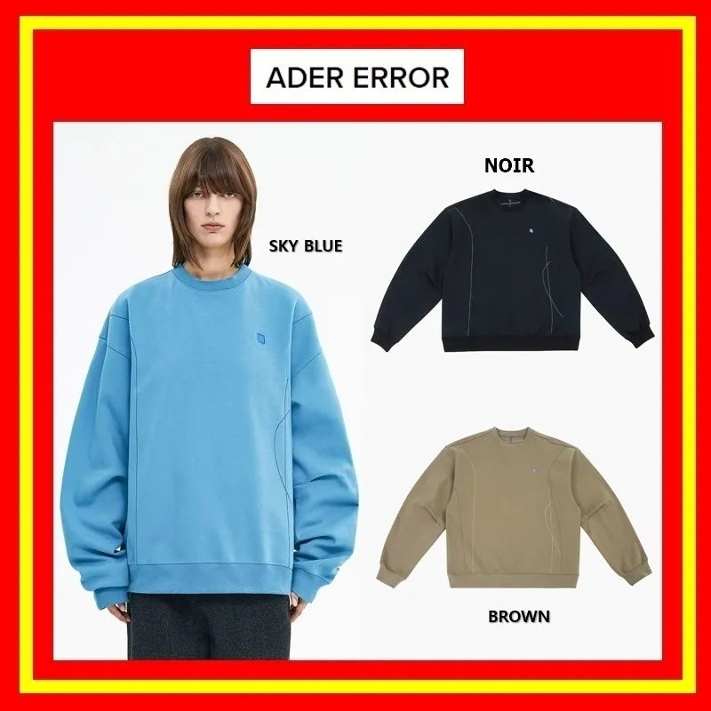 ADERERROR  |Unisex Street Style Hoodies & Sweatshirts