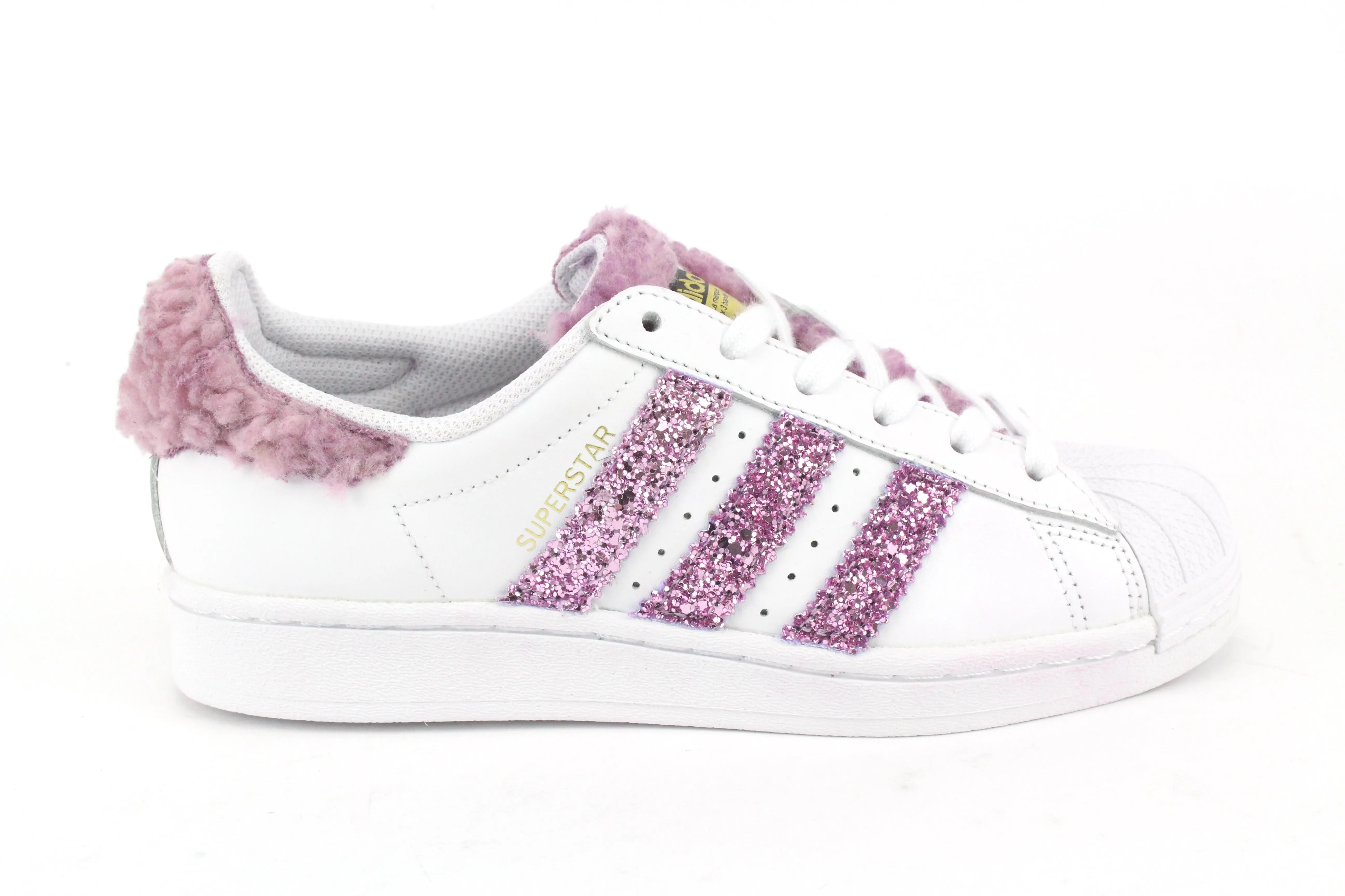 Adidas Superstar Lamb Rosa & Glitter Rosa