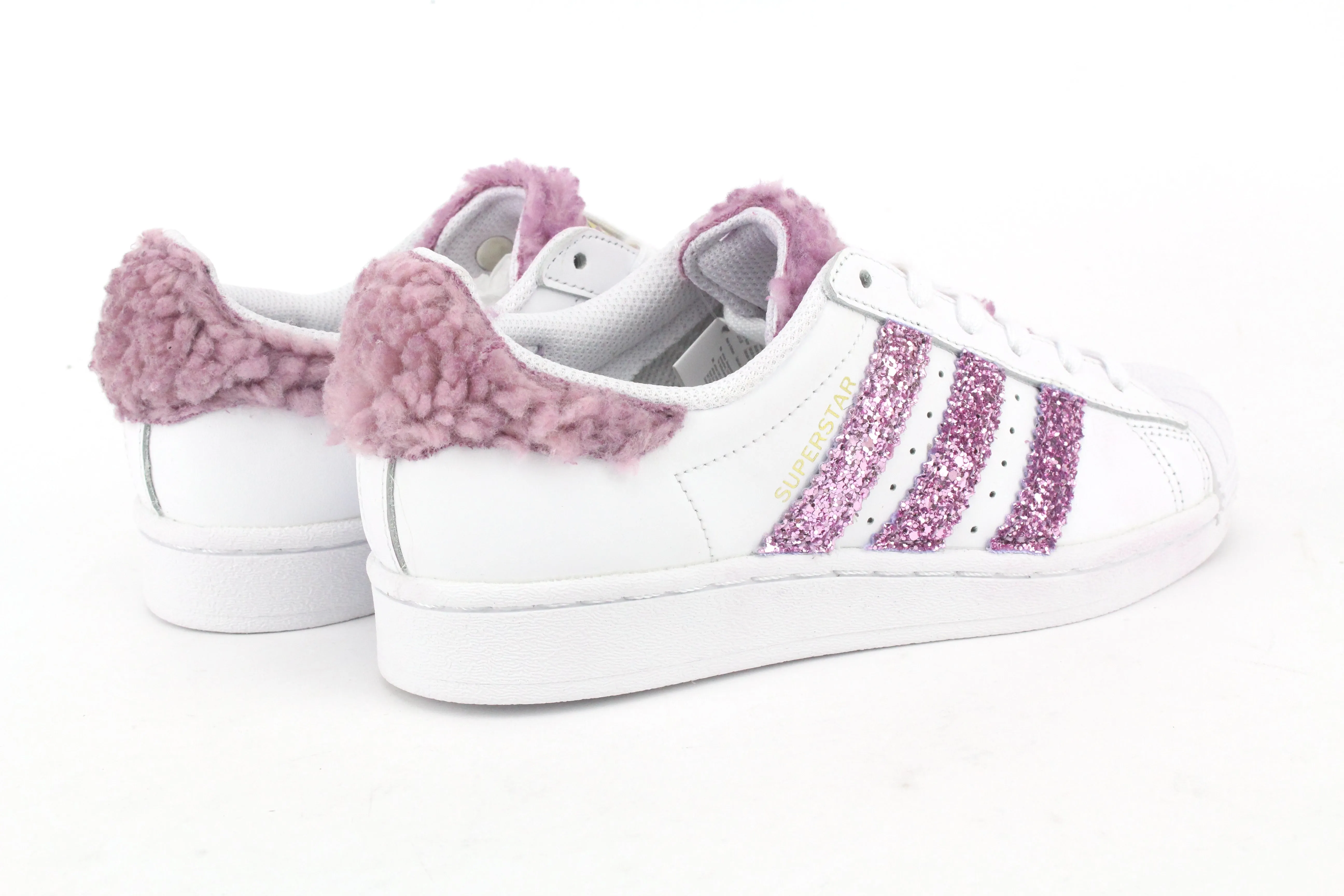 Adidas Superstar Lamb Rosa & Glitter Rosa