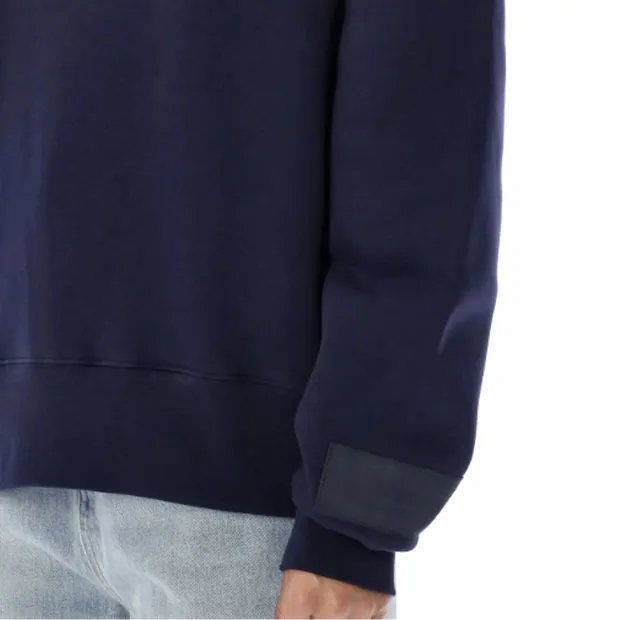 AMI PARIS  |Crew Neck Long Sleeves Plain Cotton Hoodies & Sweatshirts