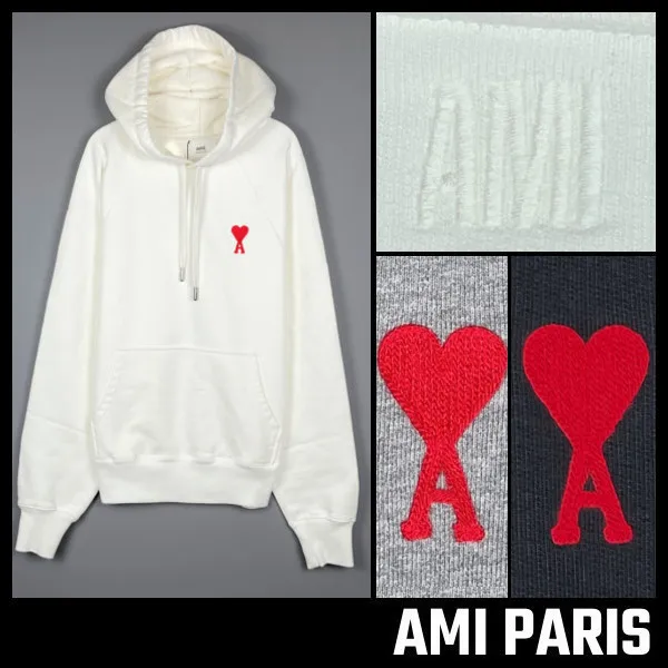 AMI PARIS  |Unisex Street Style Hoodies & Sweatshirts