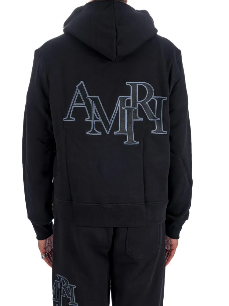 AMIRI  |Street Style Plain Cotton Logo Hoodies