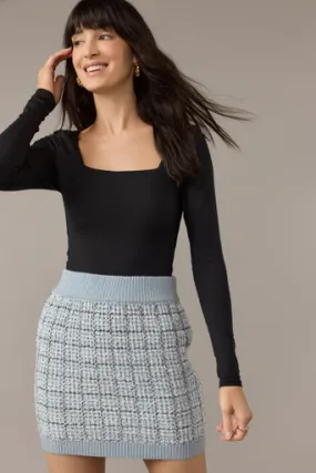 Annette Sweater Mini Skirt