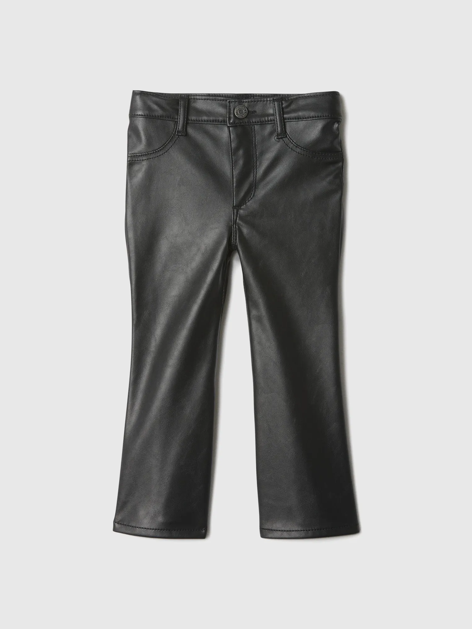 babyGap 100% Recycled '70s Flare Vegan-Leather Pants