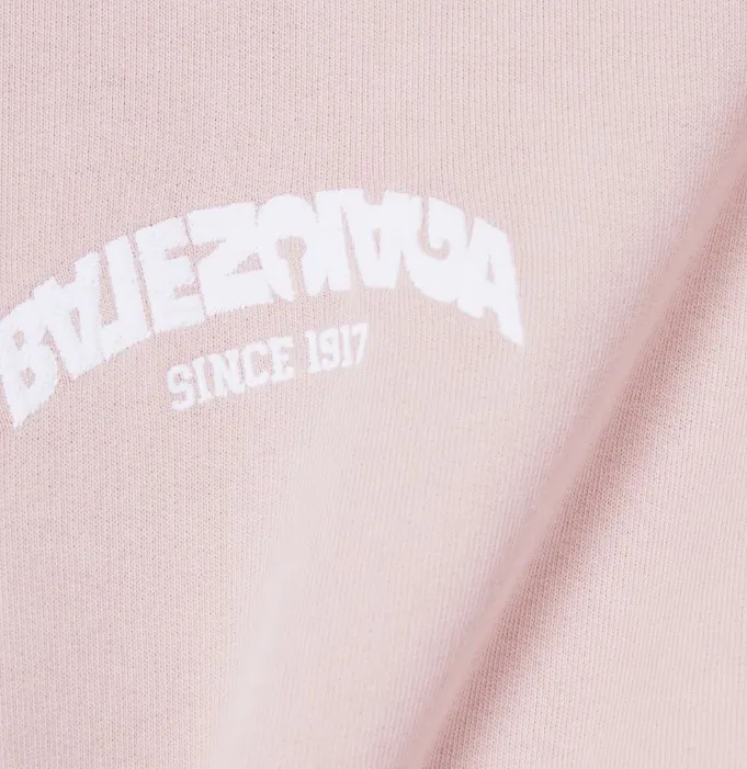 BALENCIAGA  |Long Sleeves Cotton Oversized Logo Hoodies & Sweatshirts