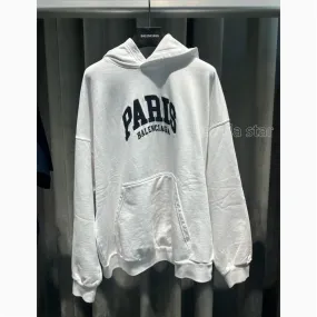 BALENCIAGA  |Street Style Plain Hoodies & Sweatshirts