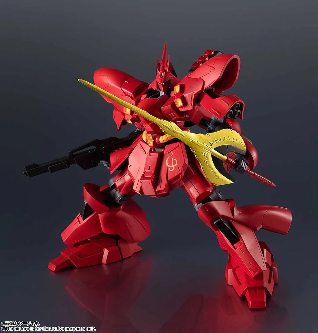 Bandai Gundam Universe Mobile Suit Gundam Char's Counterattack MSN-04 Sazabi Figure (red)