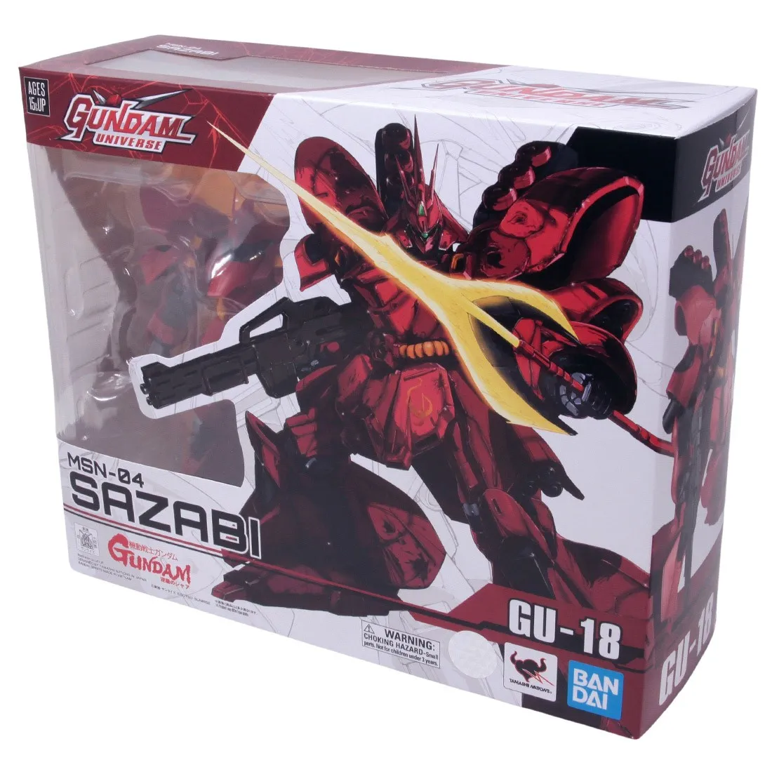 Bandai Gundam Universe Mobile Suit Gundam Char's Counterattack MSN-04 Sazabi Figure (red)