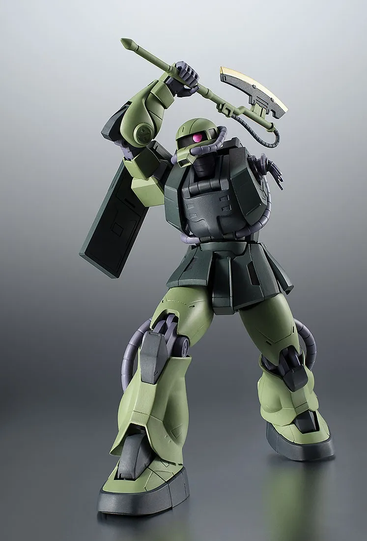 Bandai The Robot Spirits Mobile Suit Gundam The 08th MS Team Side MS MS-06JC ZAKU II TYPE JC Ver. A.N.I.M.E. Figure (green)