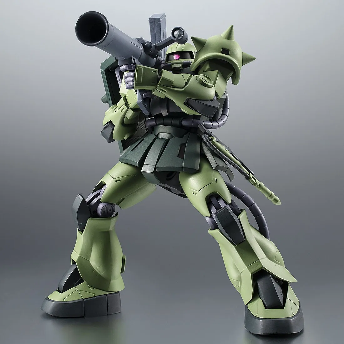 Bandai The Robot Spirits Mobile Suit Gundam The 08th MS Team Side MS MS-06JC ZAKU II TYPE JC Ver. A.N.I.M.E. Figure (green)