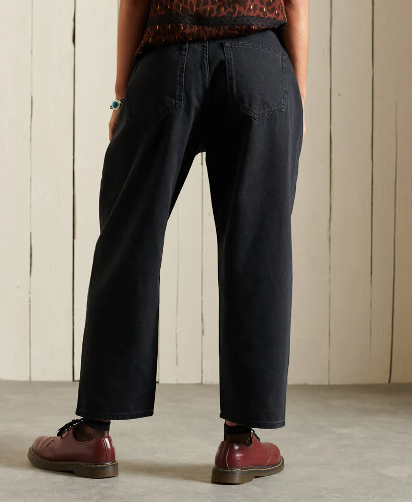 Barrel Pants | Washed Black