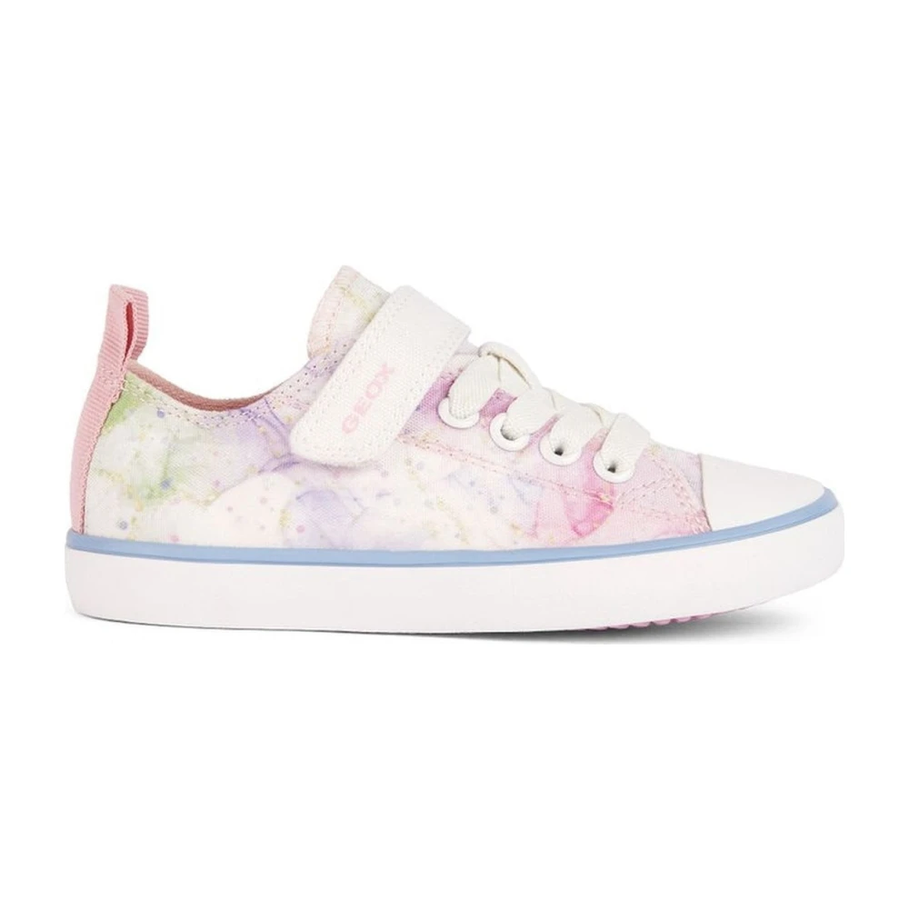 Bianco Rosa Ragazze Bambini Sneakers