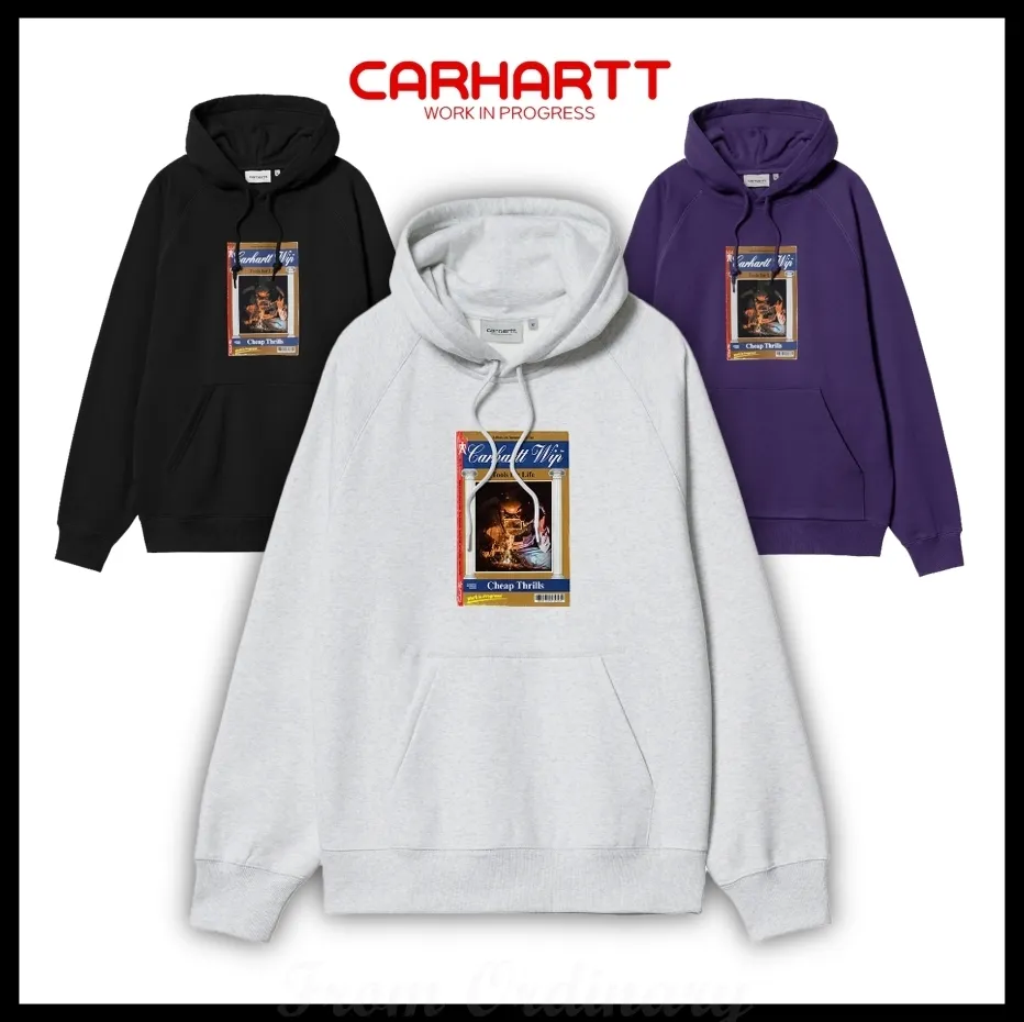 Carhartt  |Unisex Street Style Logo Hoodies