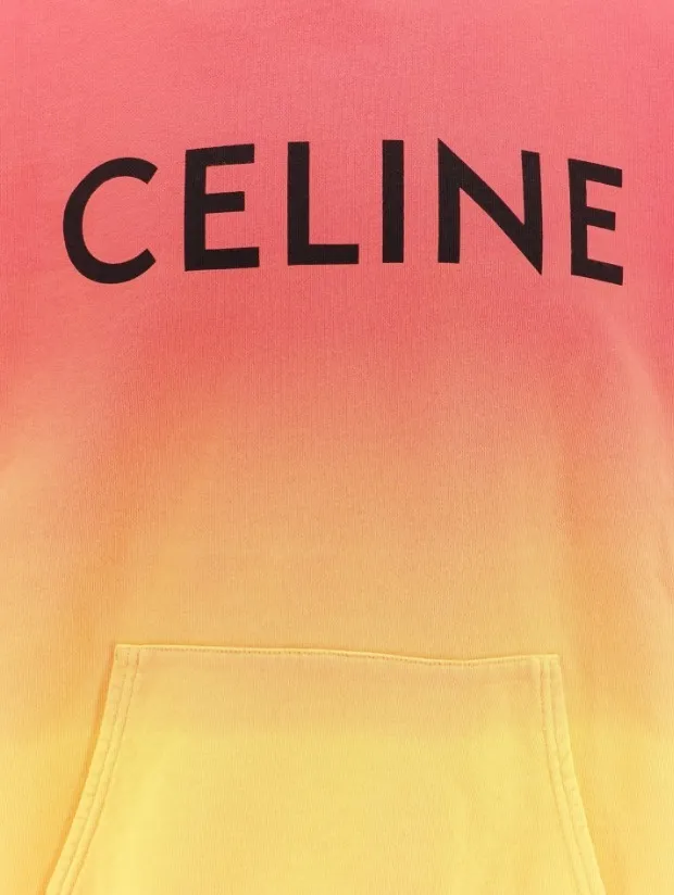 CELINE  |Street Style Logo Luxury Hoodies