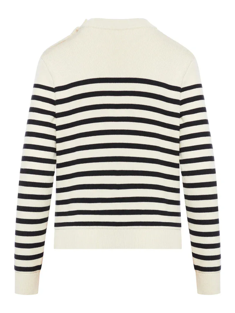 CELINE  |Stripes Long Sleeves Cotton Bridal Outlet