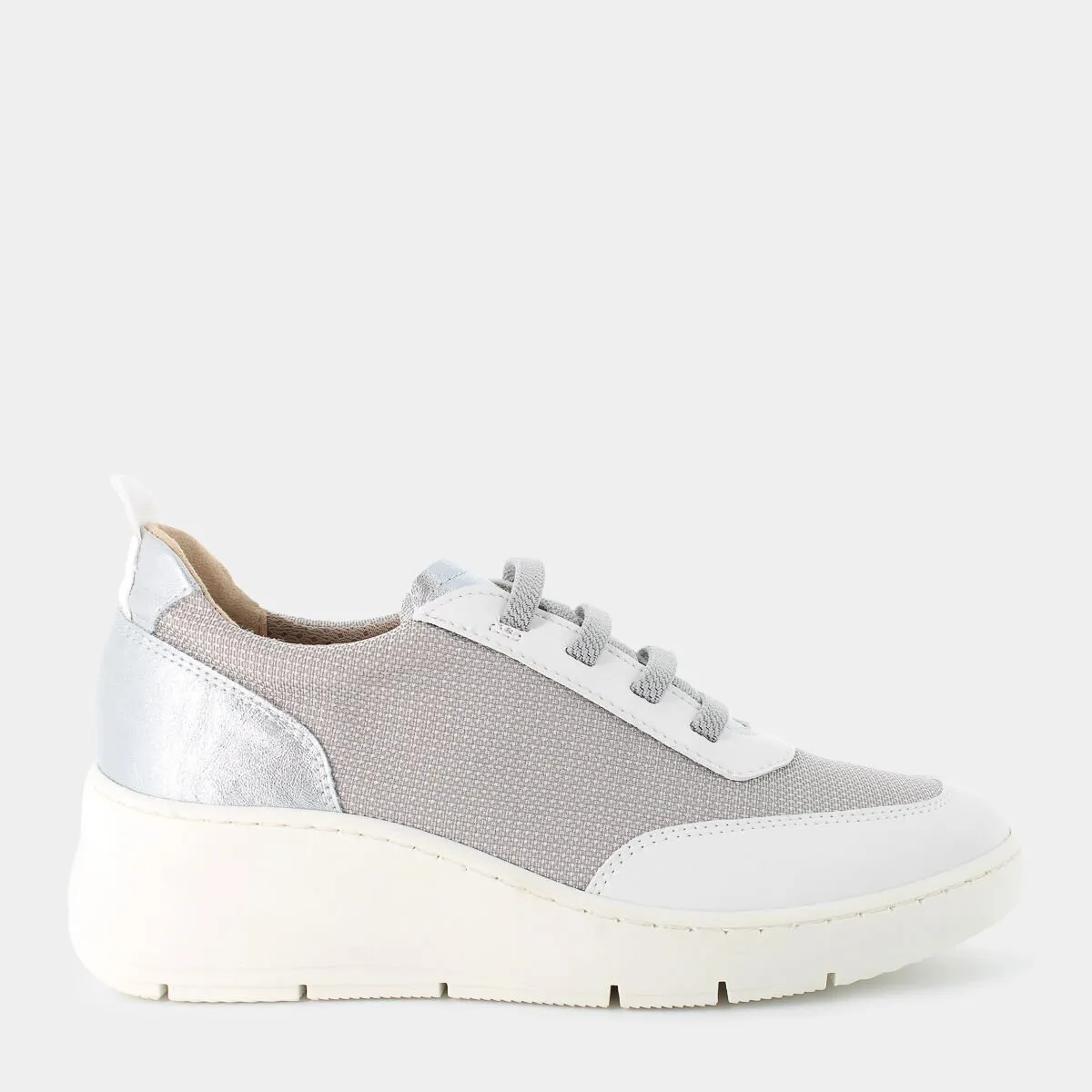 CM-E24D-02GRIGIO/BIANCO/ARGENTO- SNEAKERS