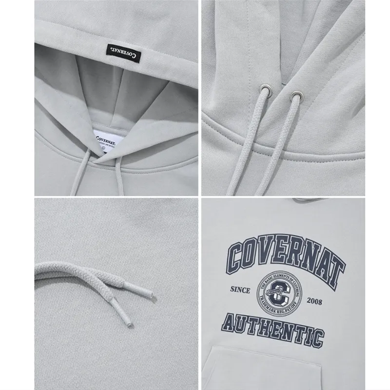 COVERNAT  |Unisex Street Style Logo Hoodies & Sweatshirts