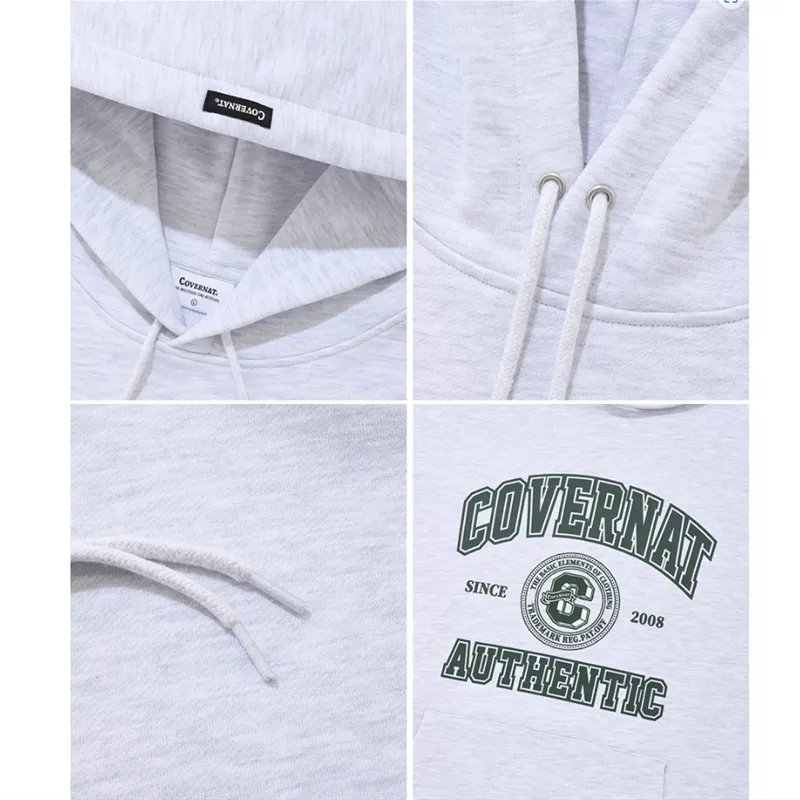 COVERNAT  |Unisex Street Style Logo Hoodies & Sweatshirts