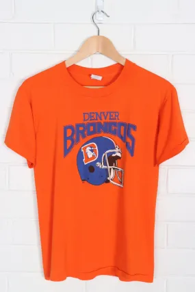 Denver Broncos NFL USA Made Single Stitch T-Shirt (S-M)