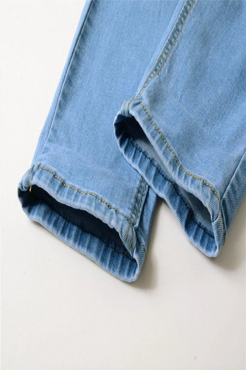 Distressed Denim Jeans Pants For Men