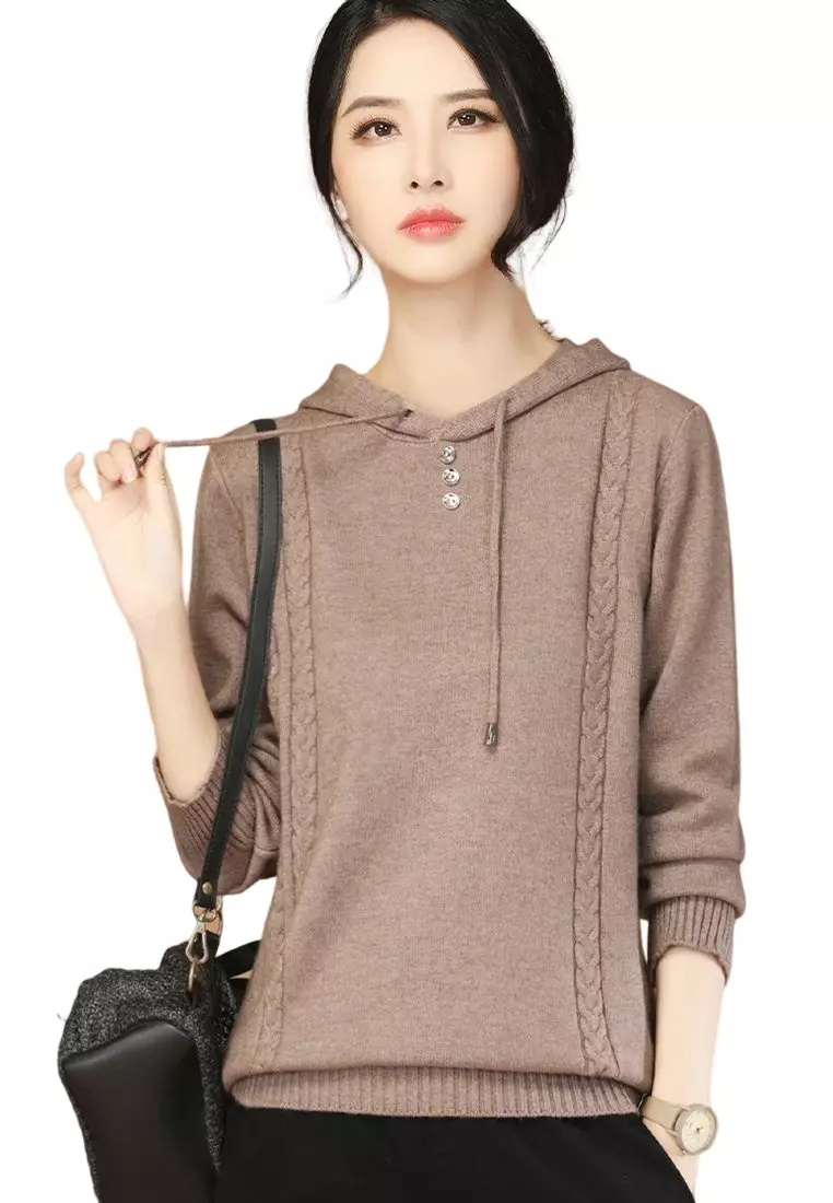 Fashionable All-Match Hooded Sweater