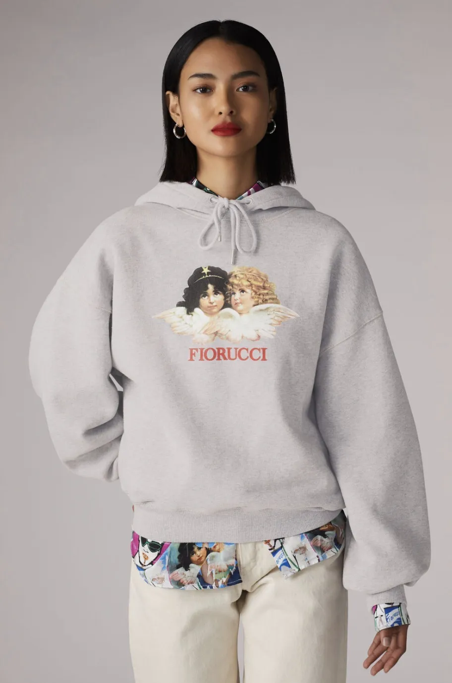 FIORUCCI  |Long Sleeves Cotton Medium Logo Hoodies & Sweatshirts