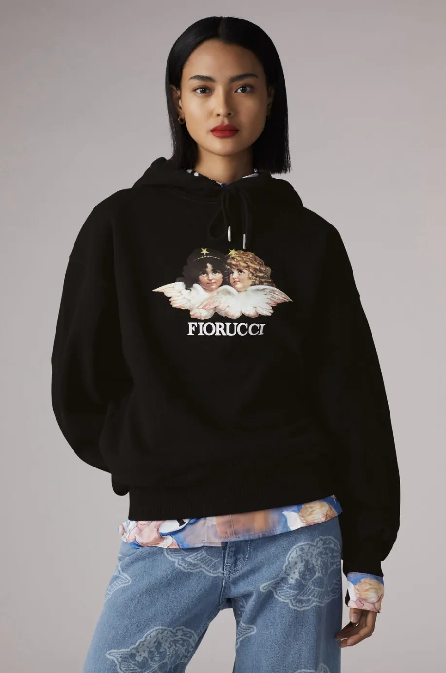 FIORUCCI  |Long Sleeves Cotton Medium Logo Hoodies & Sweatshirts