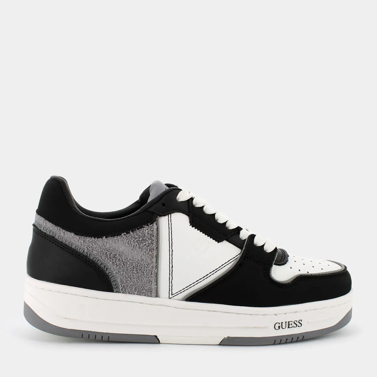 FMPANCANCONA LOWGREY/WHITE/BLACK- SNEAKERS