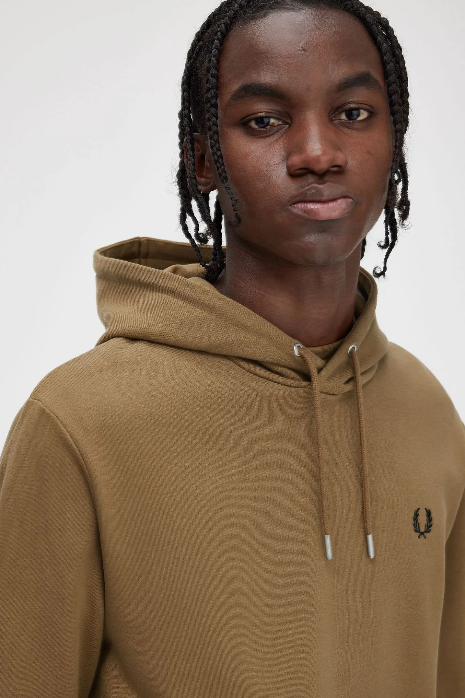 FRED PERRY  |Sweat Long Sleeves Logo Hoodies