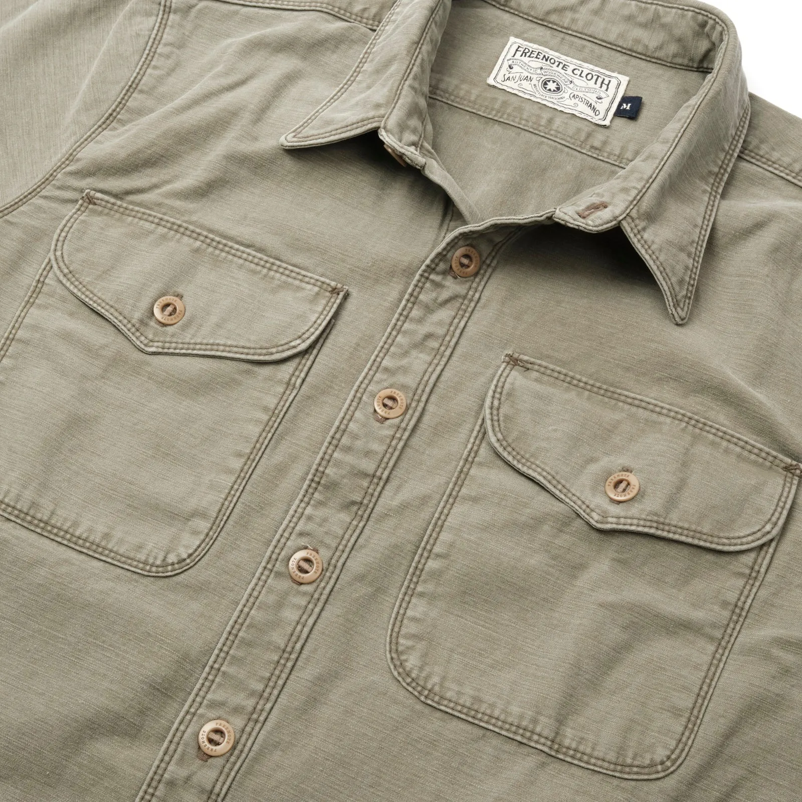 Freenote Cloth Utility - Light Olive