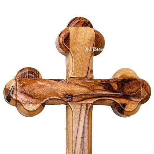 Hand Made Olive Wood Cross from Jerusalem the Holy Land 5.6/13.5 cm