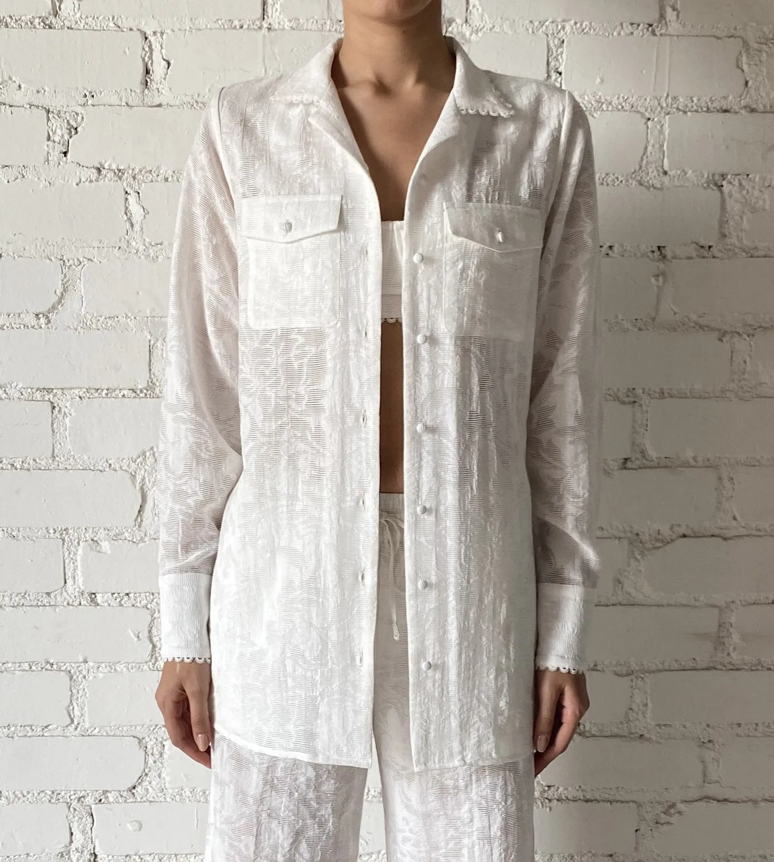 Hemant and Nandita - Ilara Shirt - White