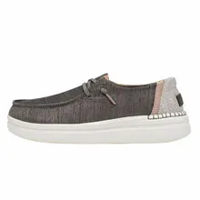 Hey Dude Womens Wendy Rise Slip On Shoes- Granite