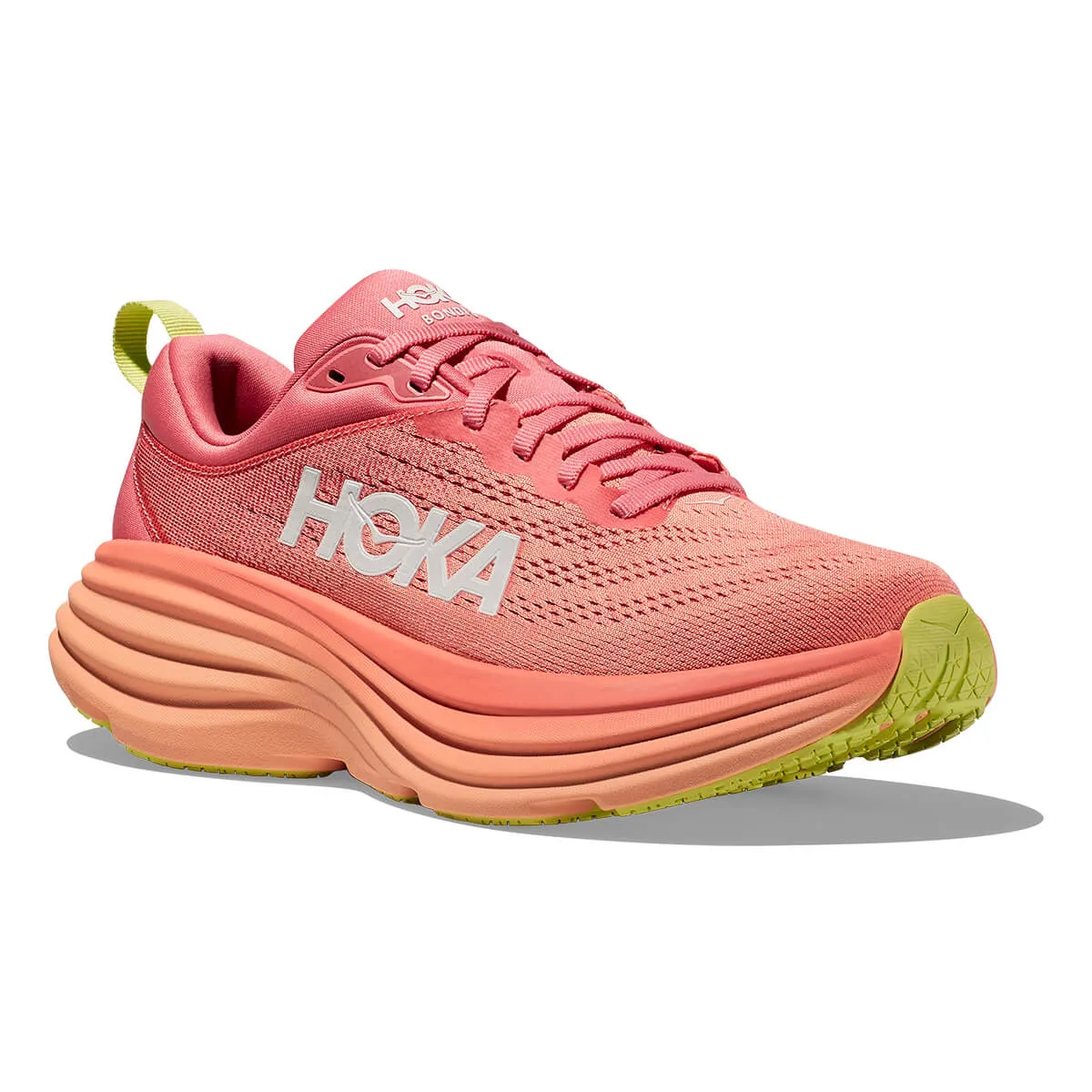 Hoka Bondi 8 Womens | Coral / Papaya