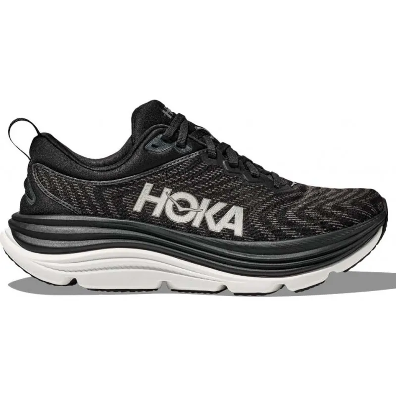 HOKA GAVIOTA 5 BLACK/WHITE FOR MEN'S