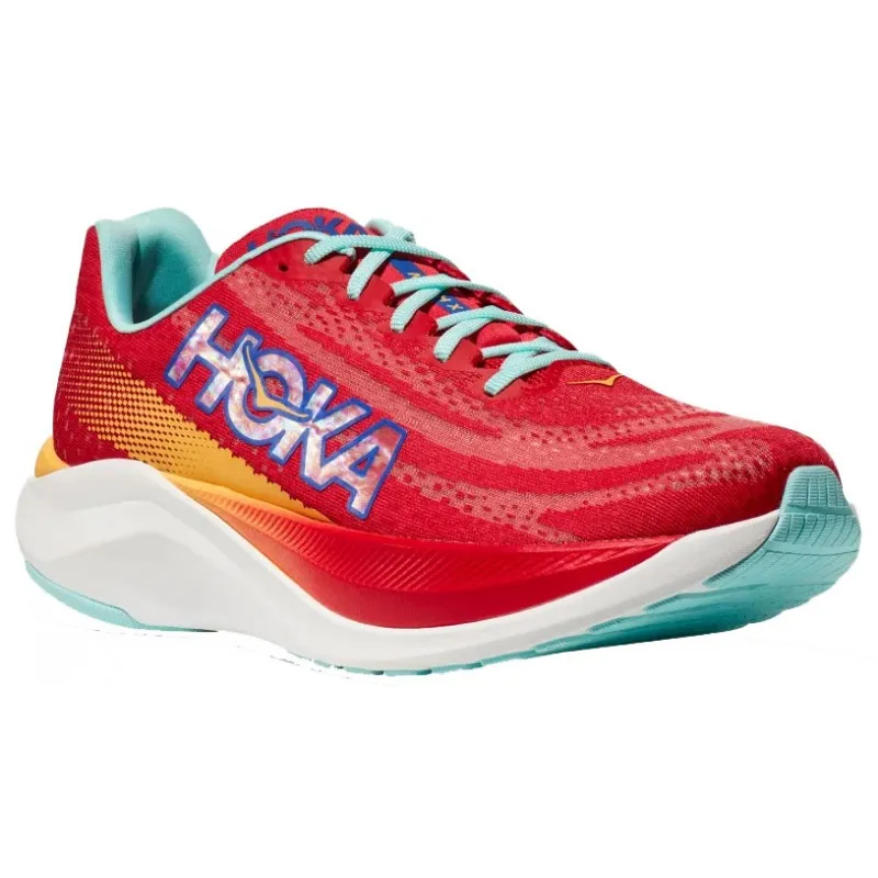 HOKA MACH X CERISE/CLOUDLESS FOR MEN'S