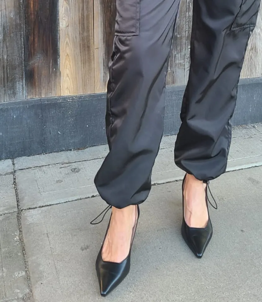 Jade Black Cargo Pant