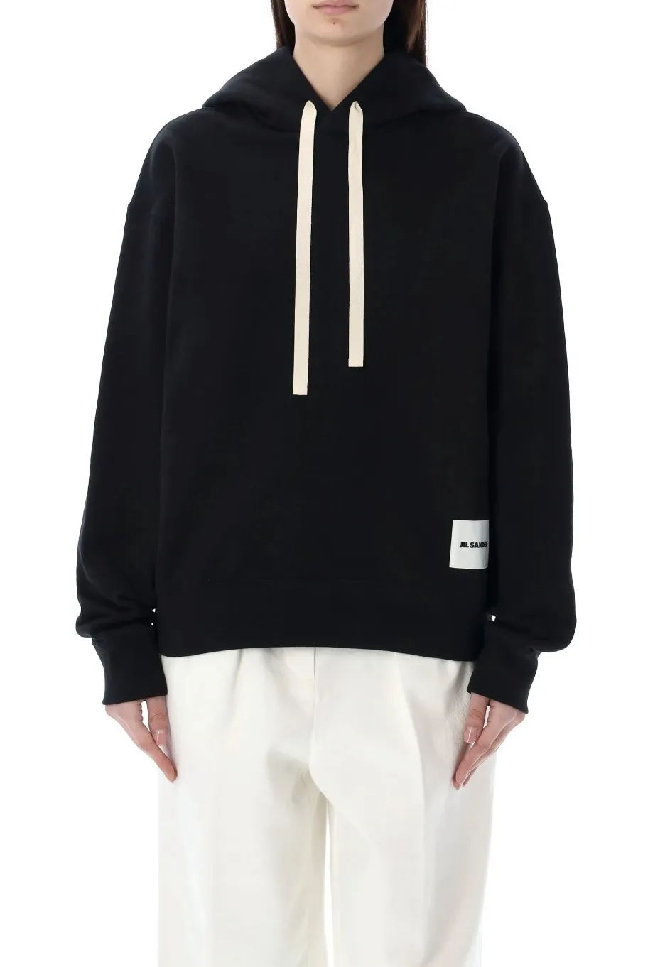 Jil Sander  |Long Sleeves Cotton Logo Hoodies & Sweatshirts