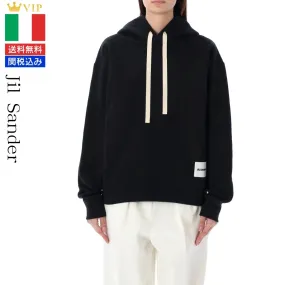 Jil Sander  |Long Sleeves Cotton Logo Hoodies & Sweatshirts