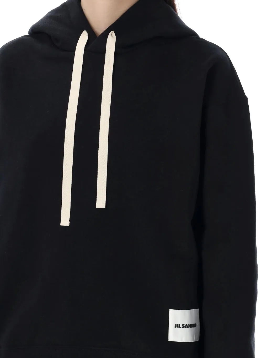 Jil Sander  |Long Sleeves Cotton Logo Hoodies & Sweatshirts