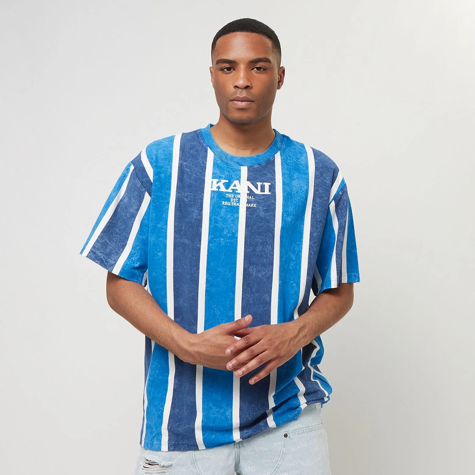 Karl Kani Retro Washed Stripe Tee