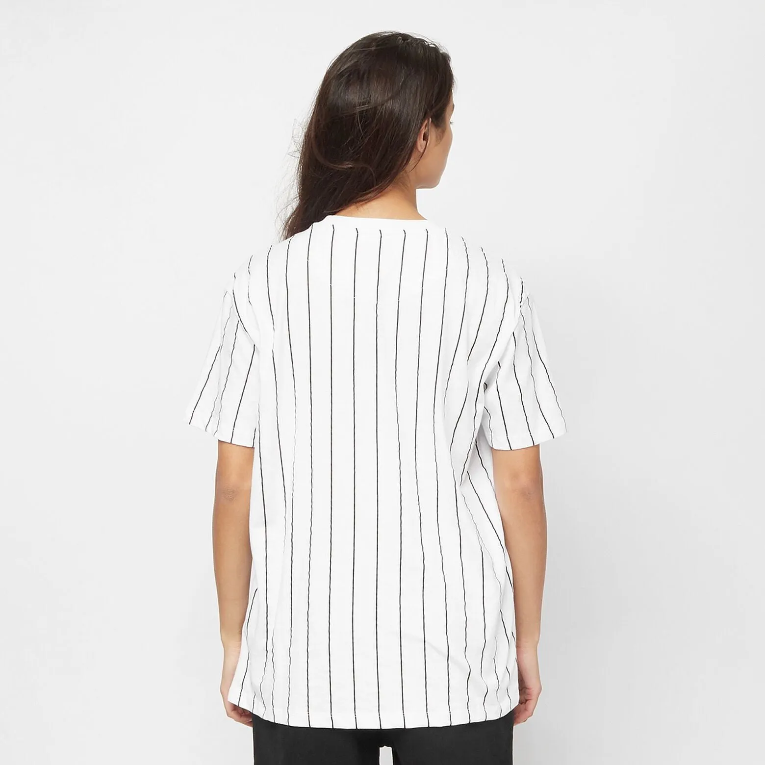 Karl Kani Small Signature Essential Pinstripe OS Tee (W)