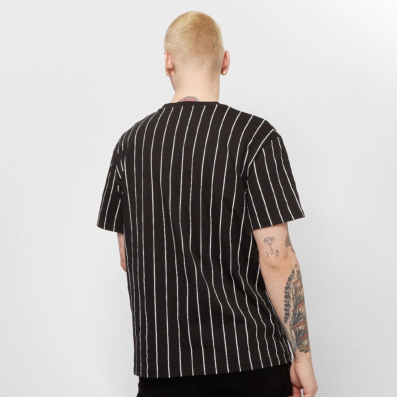 Karl Kani Small Signature Pinstripe Tee