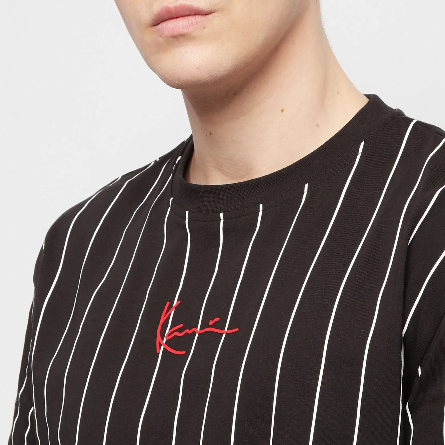 Karl Kani Small Signature Pinstripe Tee