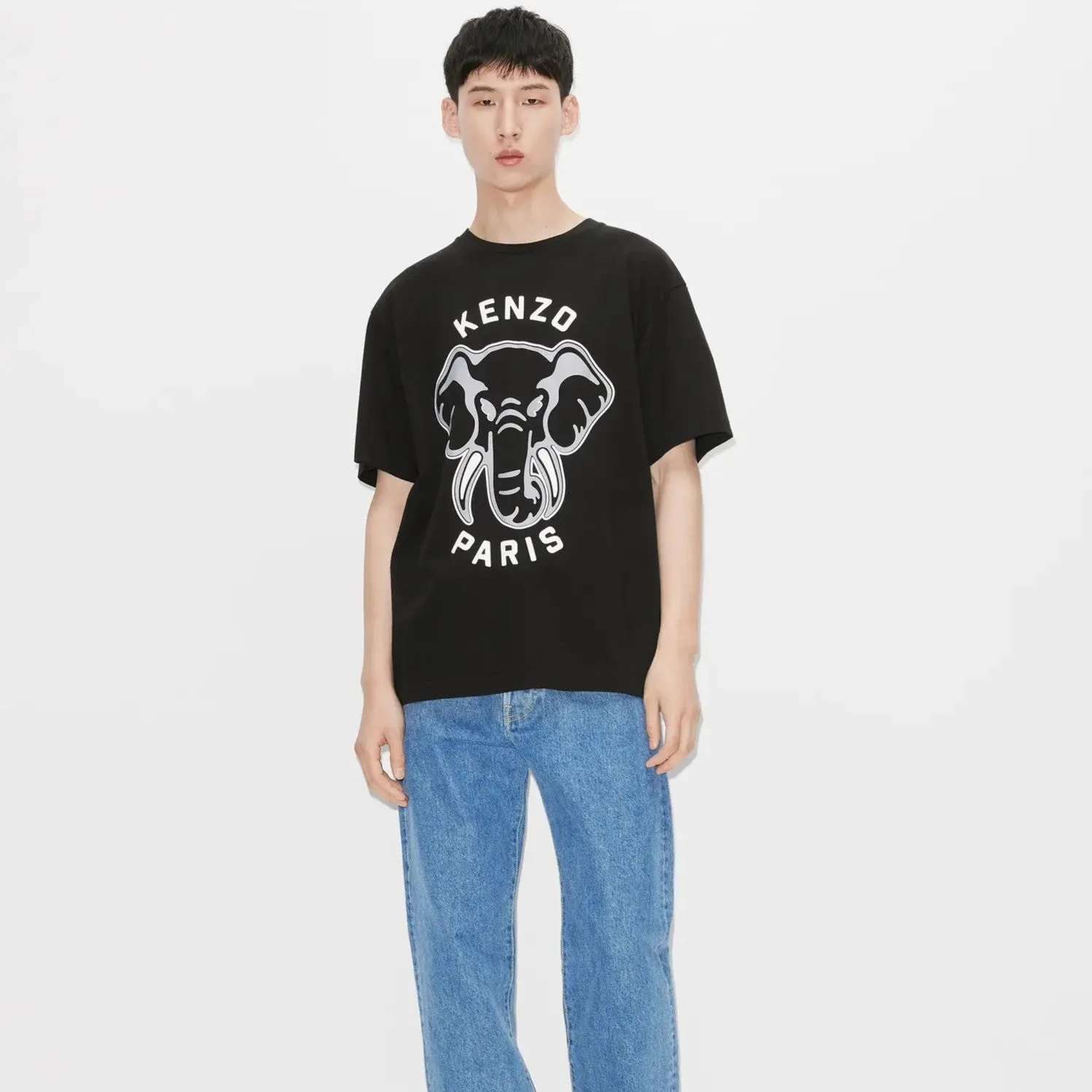 Kenzo Elephant Varsity Jungle Oversize T-Shirt