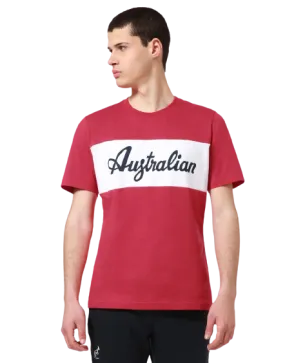 LOGO COTTON T-SHIRT: AUSTRALIAN SPORTSWEAR